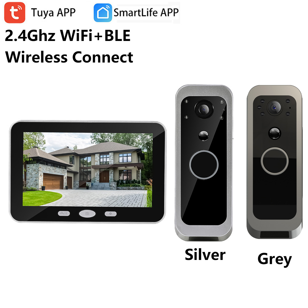 Smart Home Battery Camera - 3MP Tuya SmartLife Wireless Outdoor WiFi