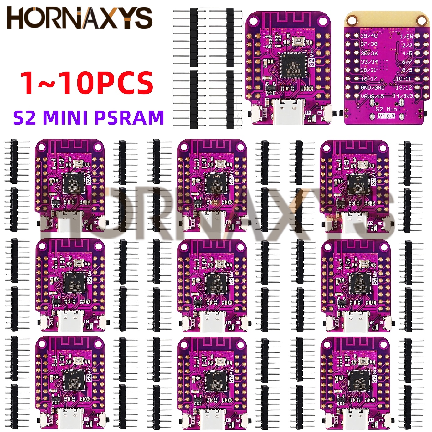 Smart Home Arduino Uno - 1-10PCS/ESP32 S2 Mini V1.0.0 - LOLIN