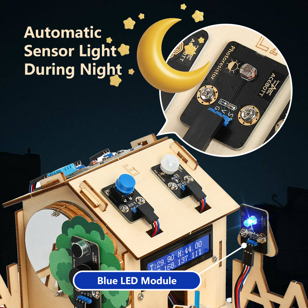 ACEBOTT Smart Home STEM STEAM  - Smart Home Arduino Uno avis et prix