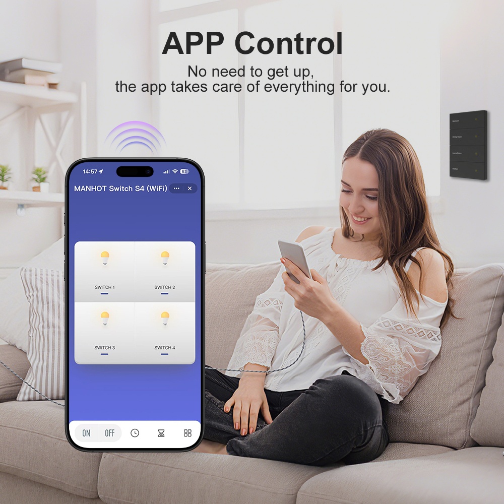 Manhot DIY Name Switch Zigbee  - Smart Home Display avis et prix