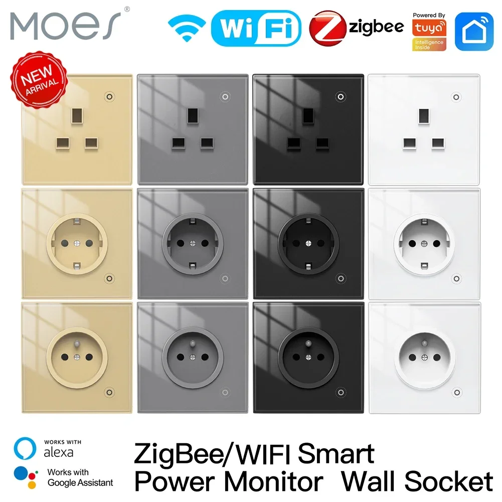 Moes ZigBee Wall Socket WIFI S - Smart Home Europe avis et prix