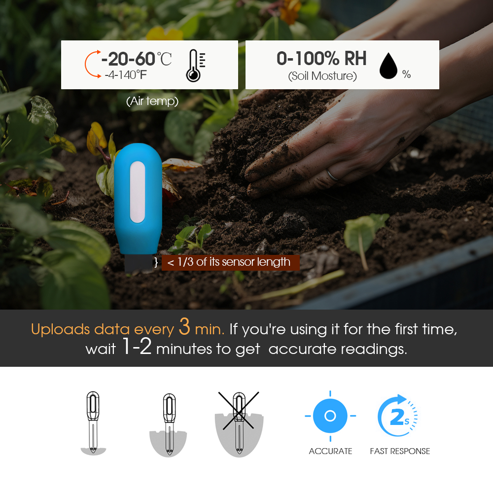 Smart Zigbee Soil Sensor for H - Smart Home Device avis et prix