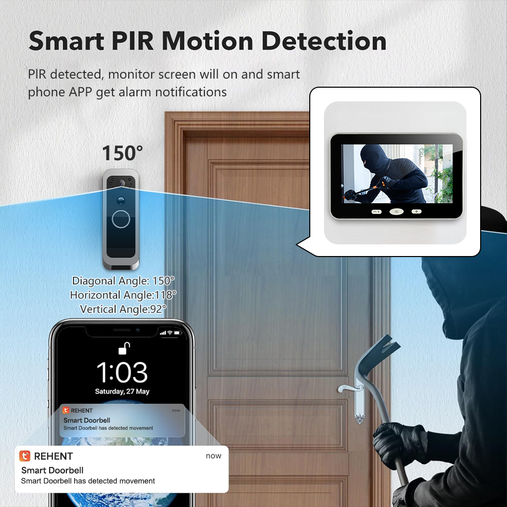 3MP Tuya SmartLife Wireless Ou - Smart Home Battery Camera avis et prix
