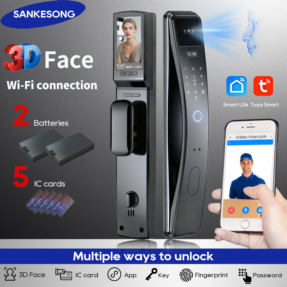 SANKESONG Tuya Smart 3D Face D - Smart Home Battery Camera avis et prix