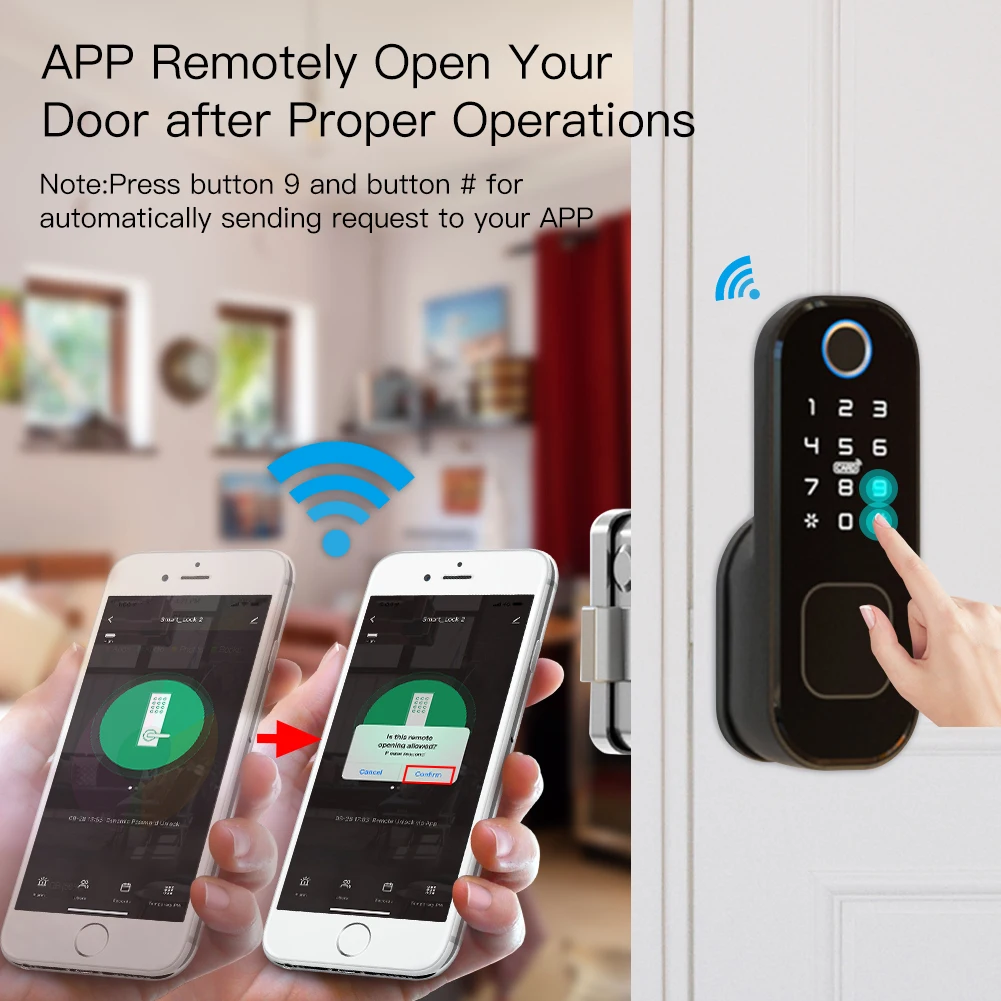 MOES WiFi Tuya Smart Lock Door - Smart Home Moes avis et prix
