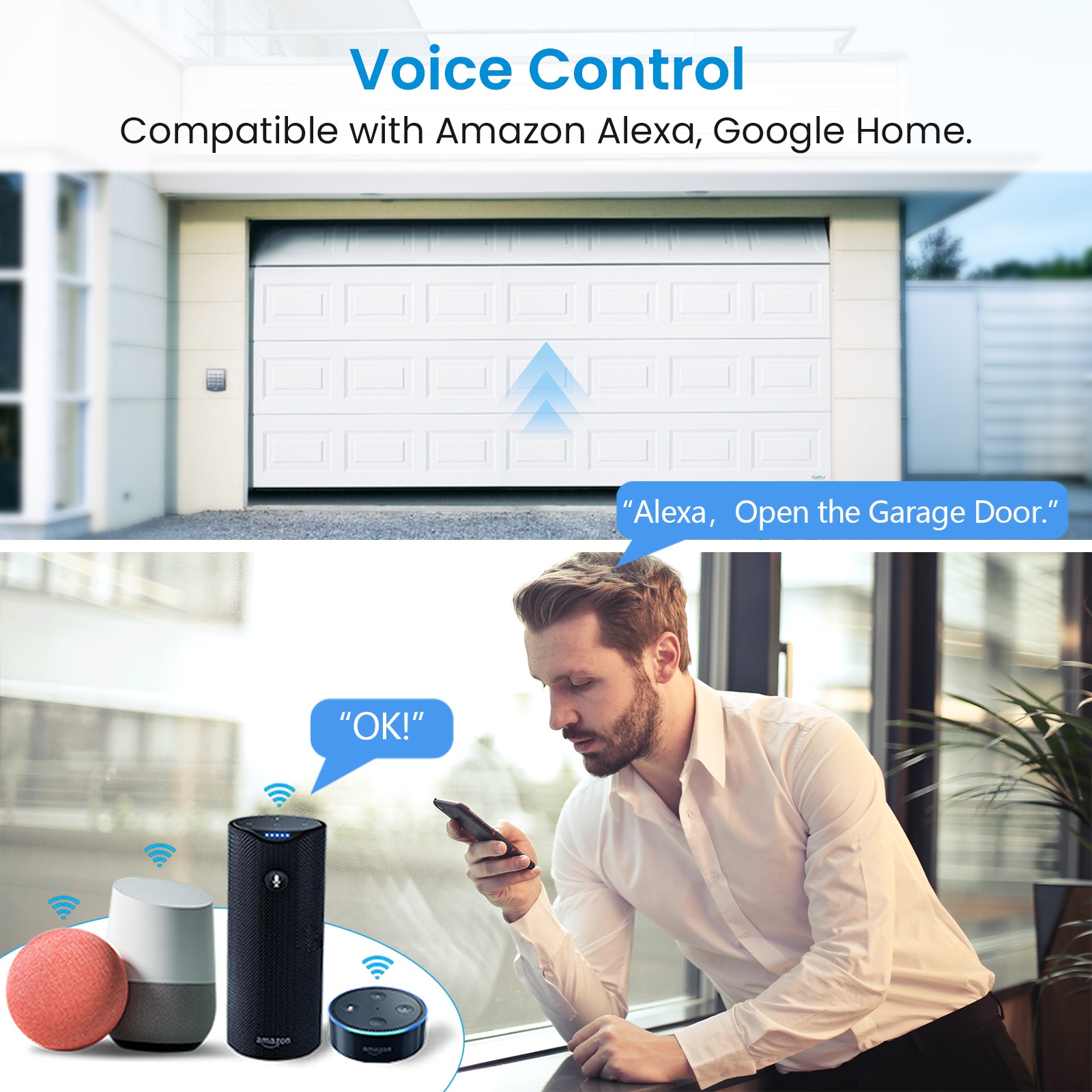 Tuya Smart Life Garage Door Op - Smart Home Europe avis et prix