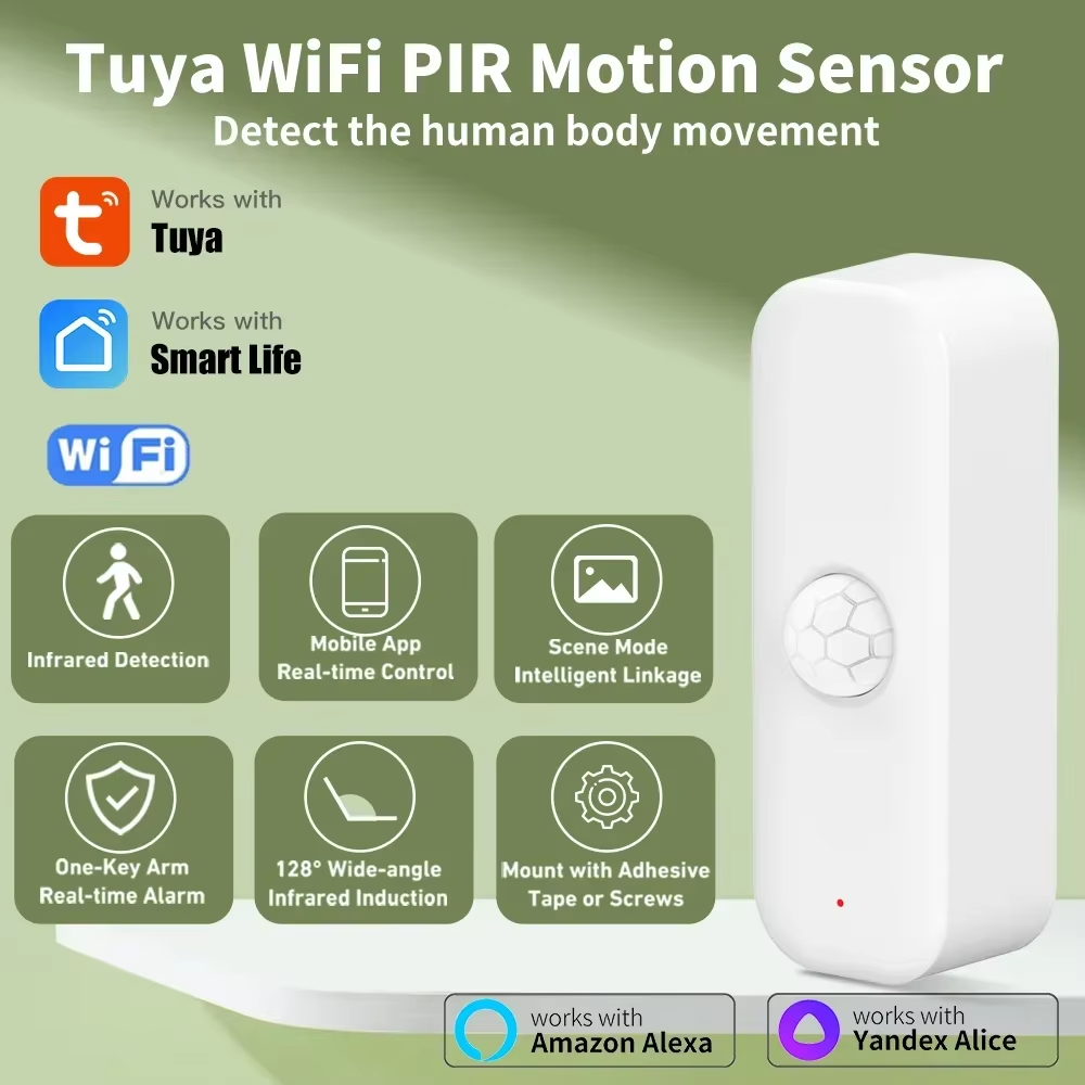 Tuya WiFI PIR Motion Sensor Sm - Smart Home Wiser avis et prix
