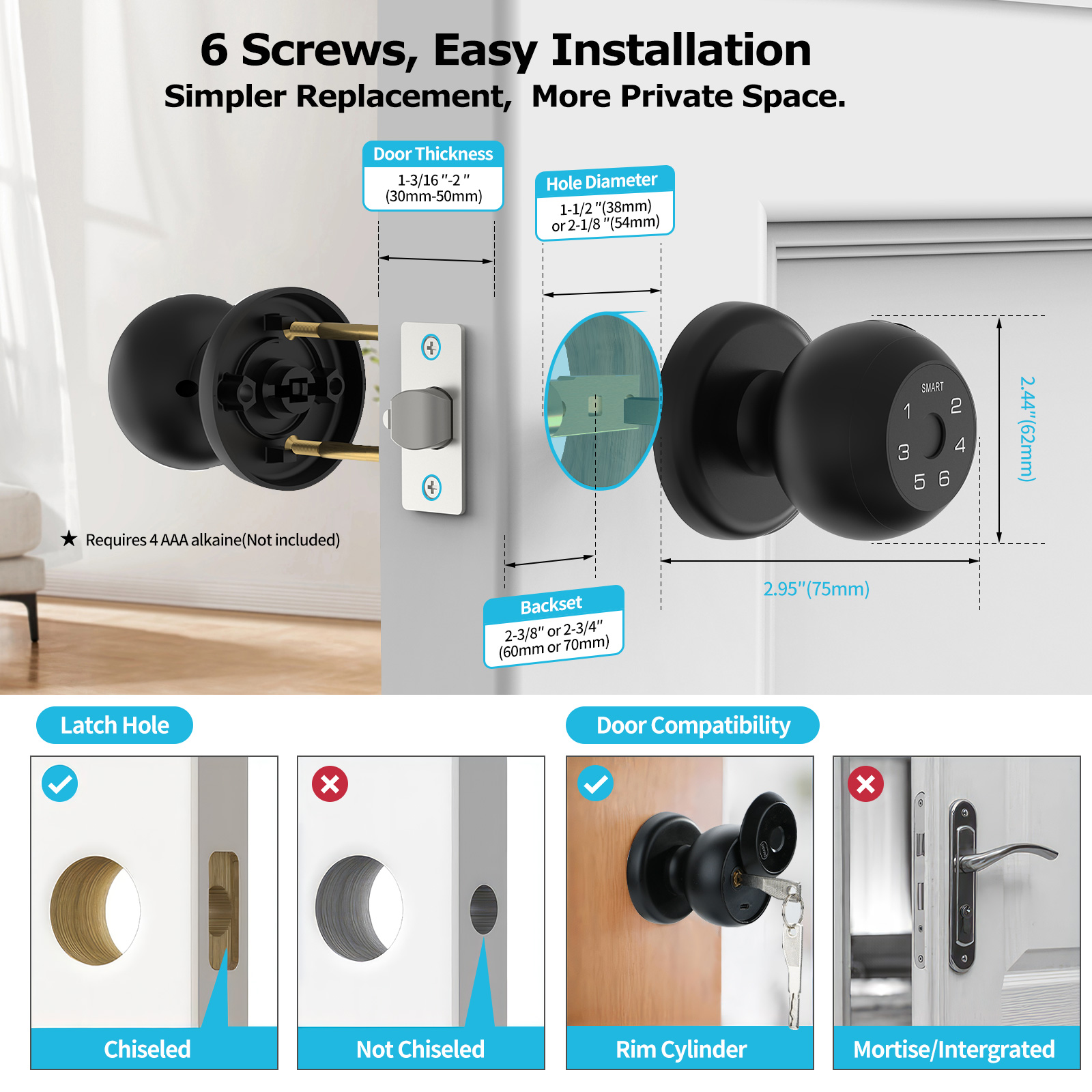 Viladepot Smart Lock Fingerpri - Smart Home Moes avis et prix