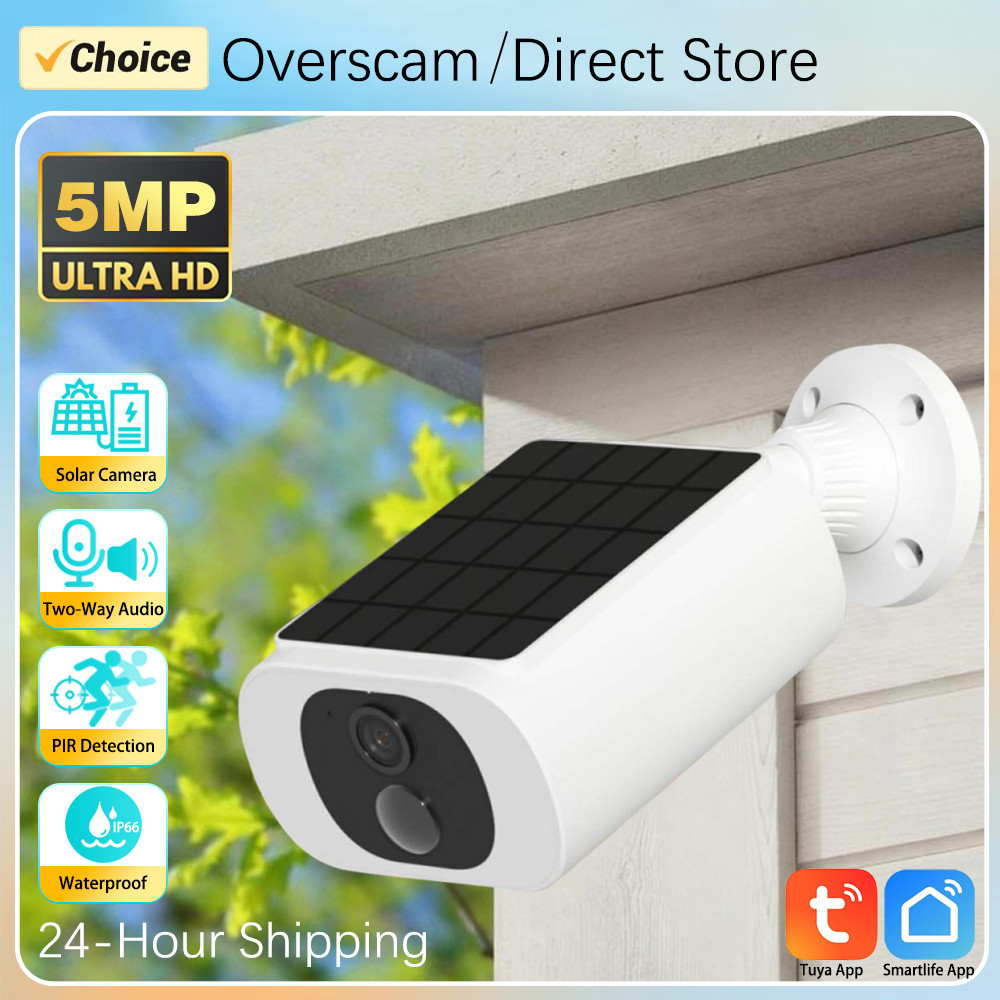 5MP Tuya Smartlife Outdoor Sol - Smart Home Battery Camera avis et prix