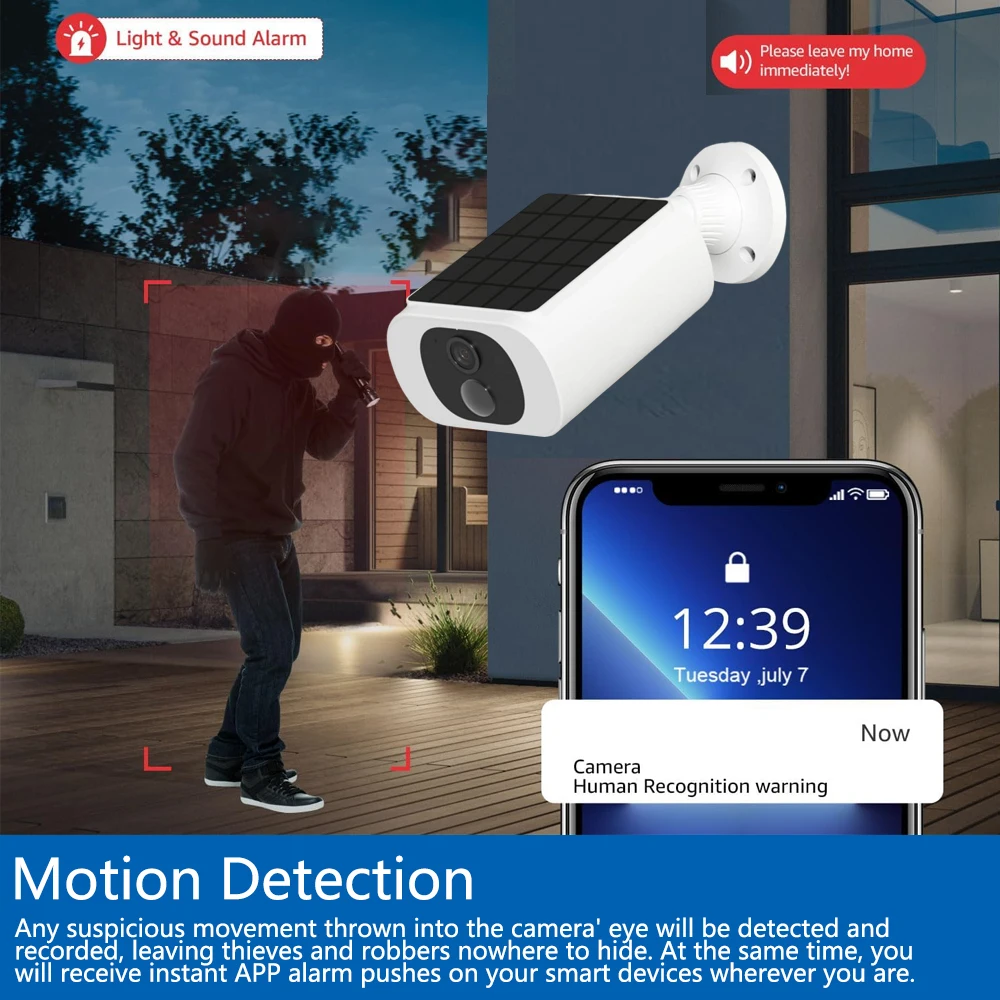 5MP Tuya Smartlife Outdoor Sol - Smart Home Battery Camera avis et prix