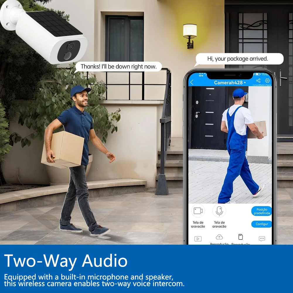 5MP Tuya Smartlife Outdoor Sol - Smart Home Battery Camera avis et prix