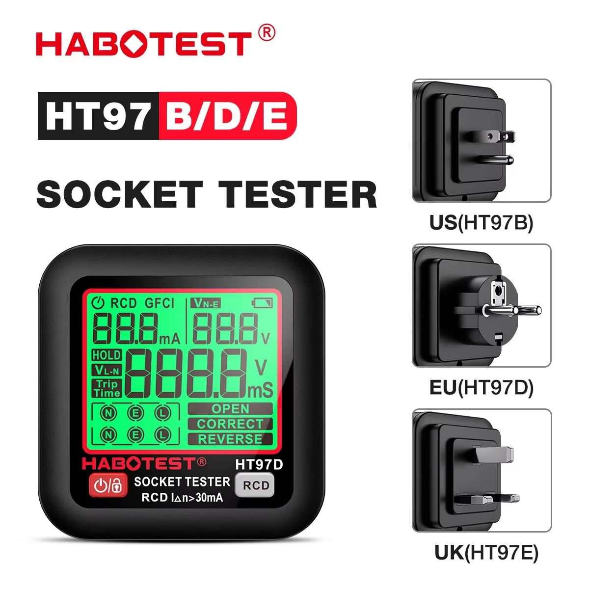 HABOTEST HT97 Digital Socket T - Smart Home Europe avis et prix