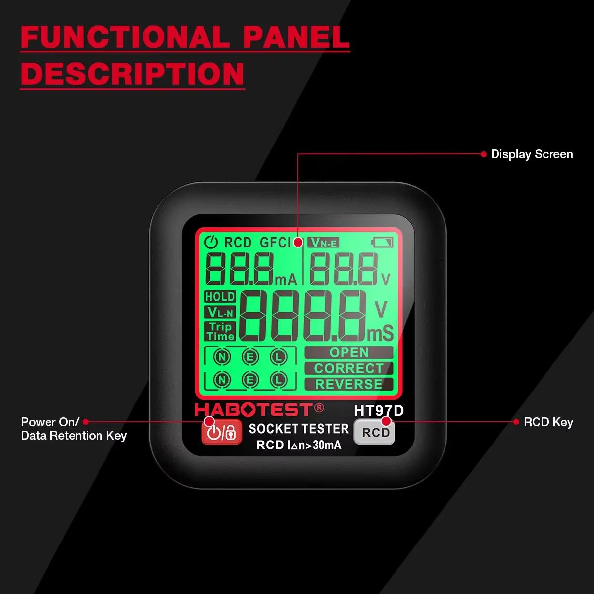 HABOTEST HT97 Digital Socket T - Smart Home Europe avis et prix