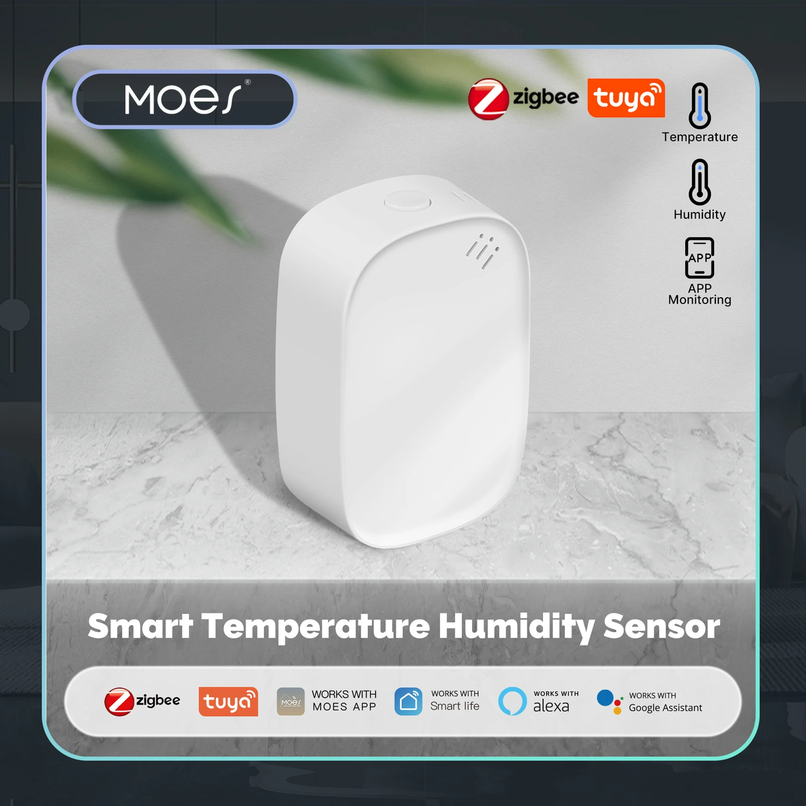 MOES Tuya Zigbee Smart Tempera - Smart Home Moes avis et prix