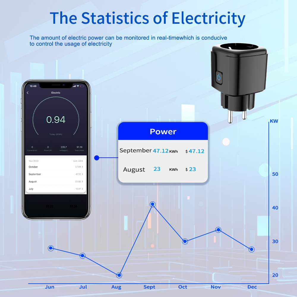 Tuya Smart Socket  WiFi Remote - Smart Home Europe avis et prix