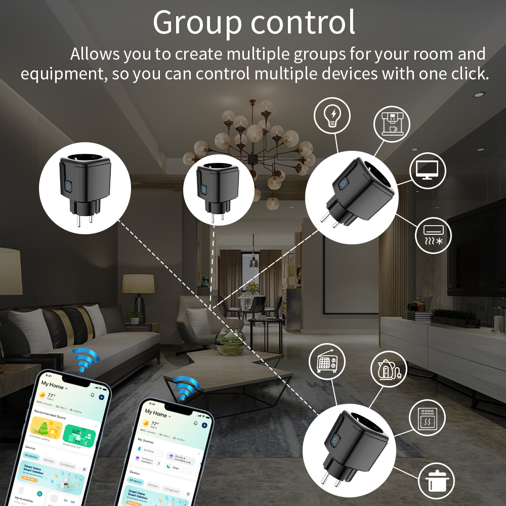 Tuya Smart Socket  WiFi Remote - Smart Home Europe avis et prix