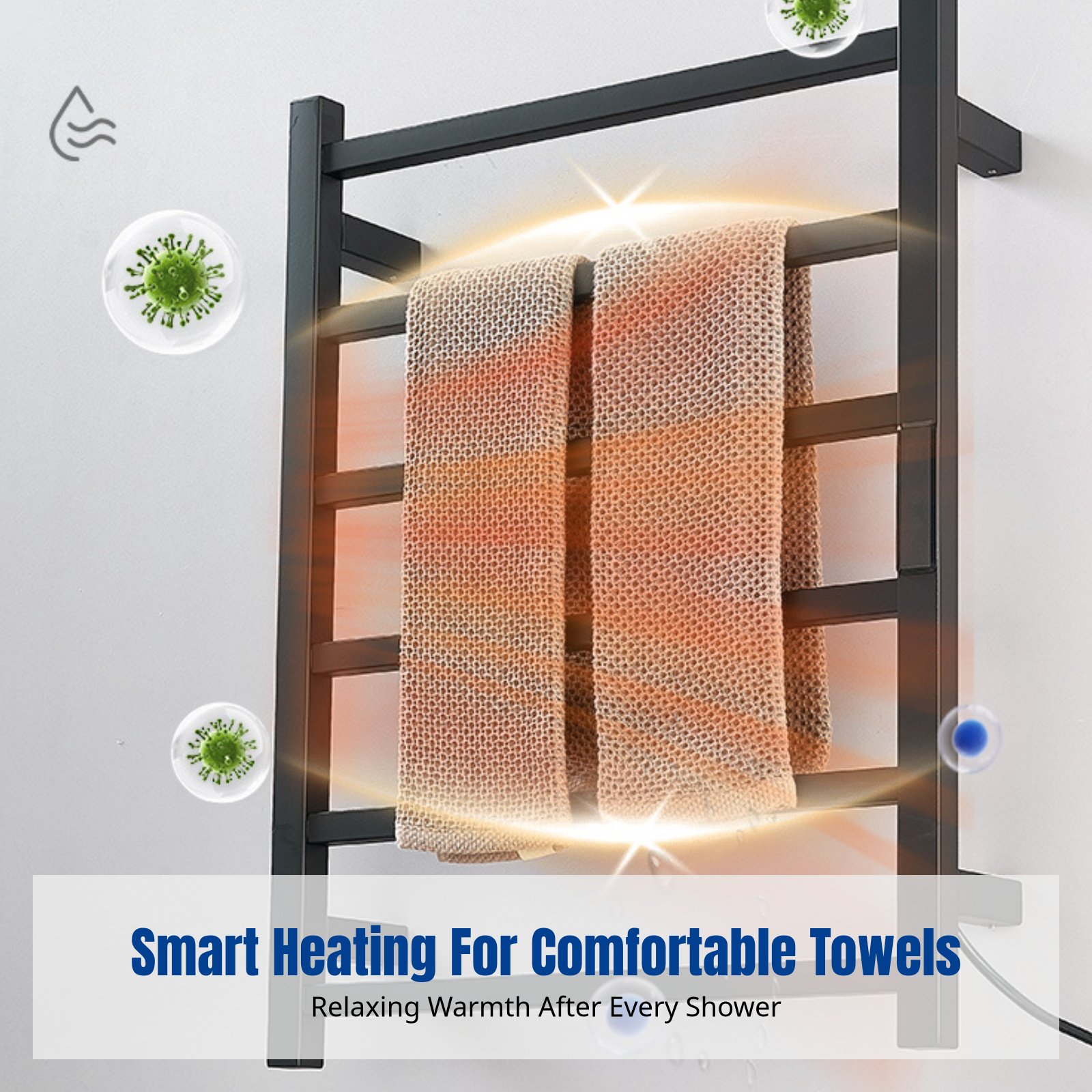 Smart Electric Towel Rack, Hea - Smart Home Display avis et prix