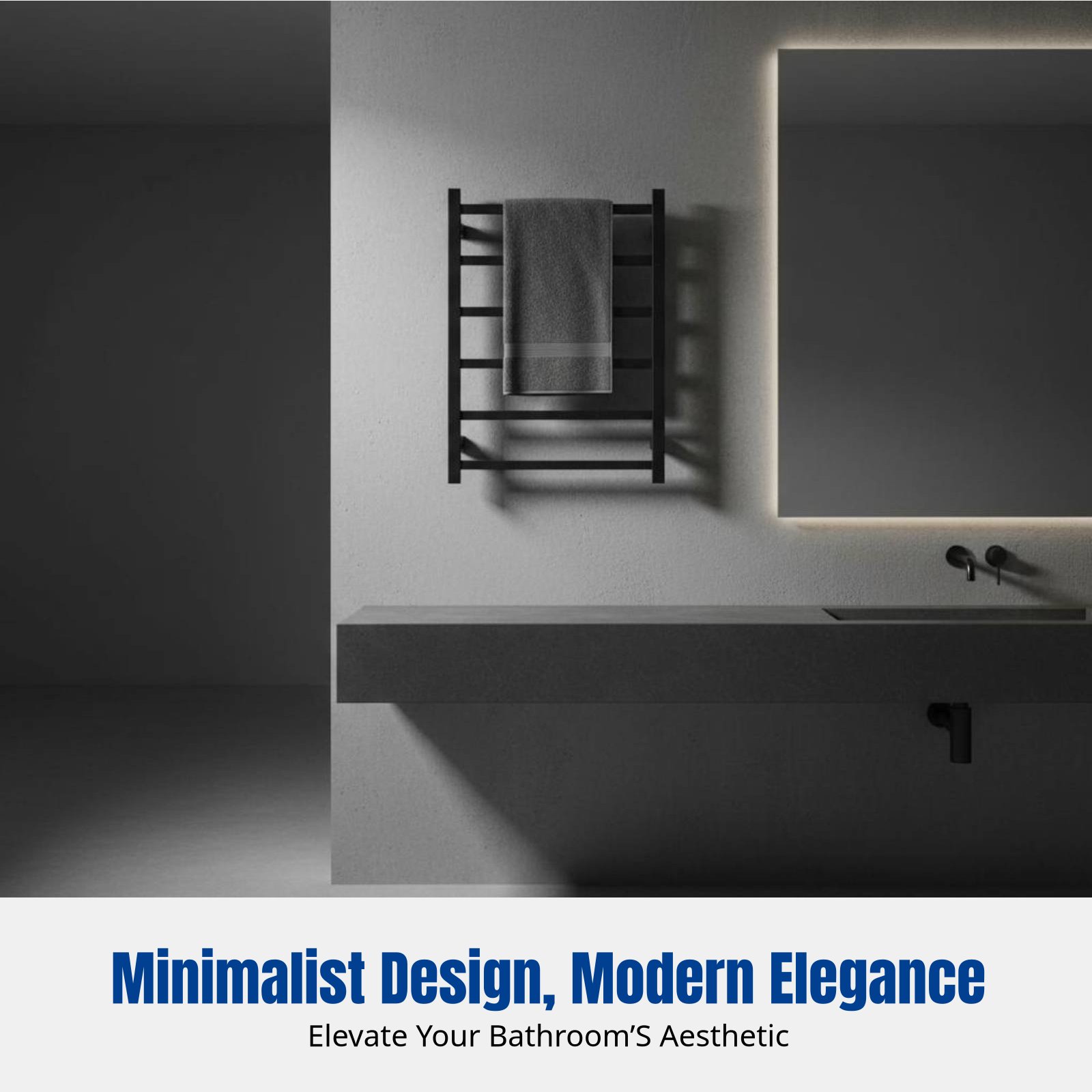 Smart Electric Towel Rack, Hea - Smart Home Display avis et prix