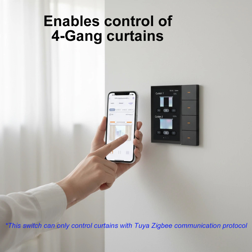 Tuya Zigbee Smart Switch 4 Gan - Smart Home Display avis et prix