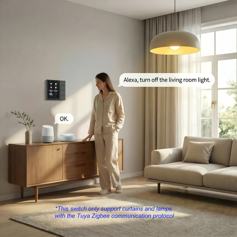 Tuya Zigbee Smart Switch 4 Gan - Smart Home Display avis et prix