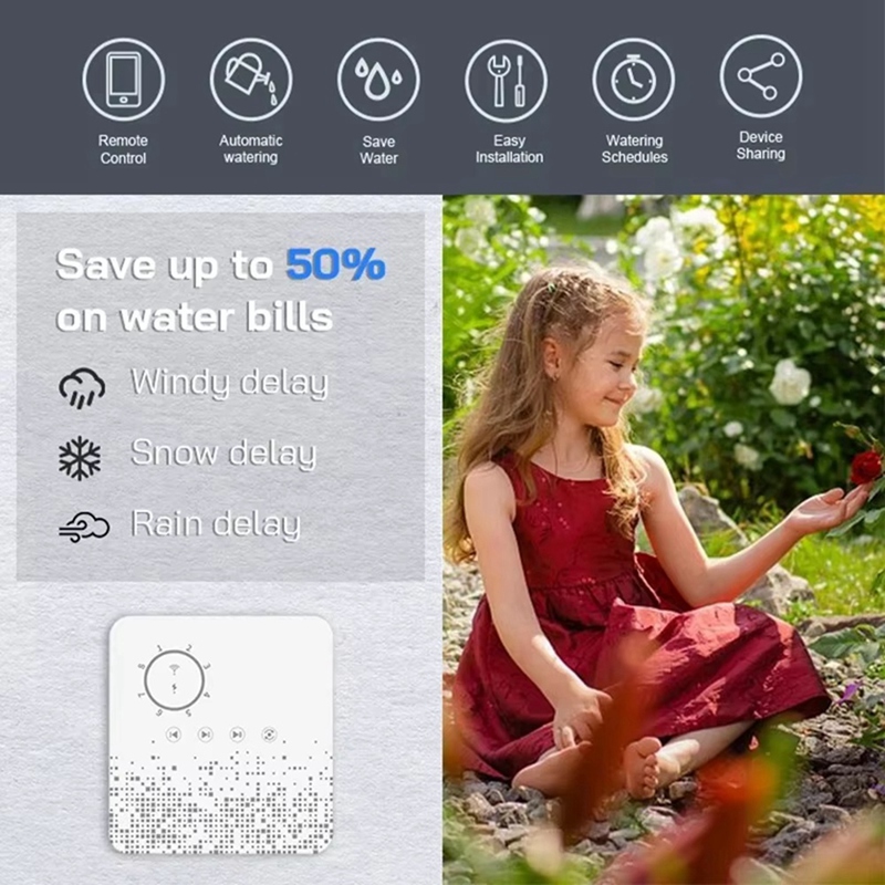 Tuya WiFi Smart Sprinkler Cont - Smart Home Device avis et prix