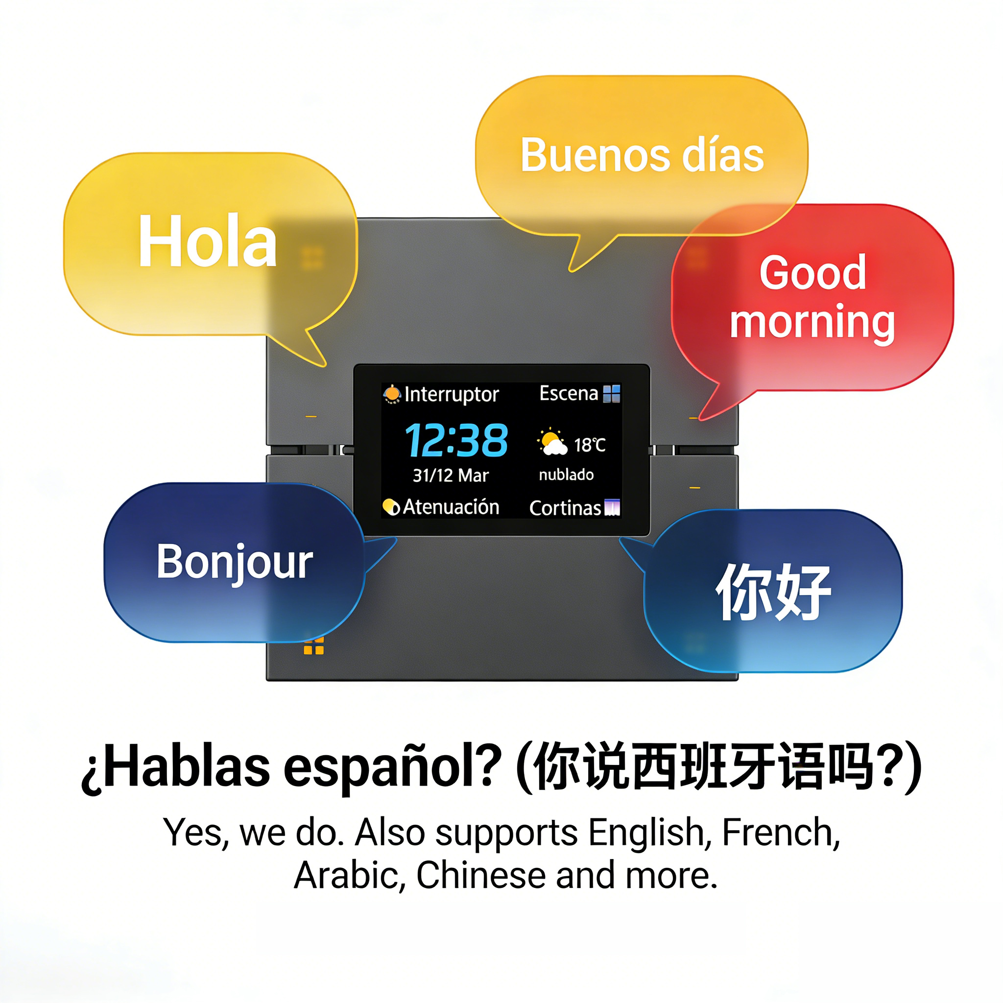M9 Pro 8-Button UK Tuya Smart  - Smart Home Display avis et prix