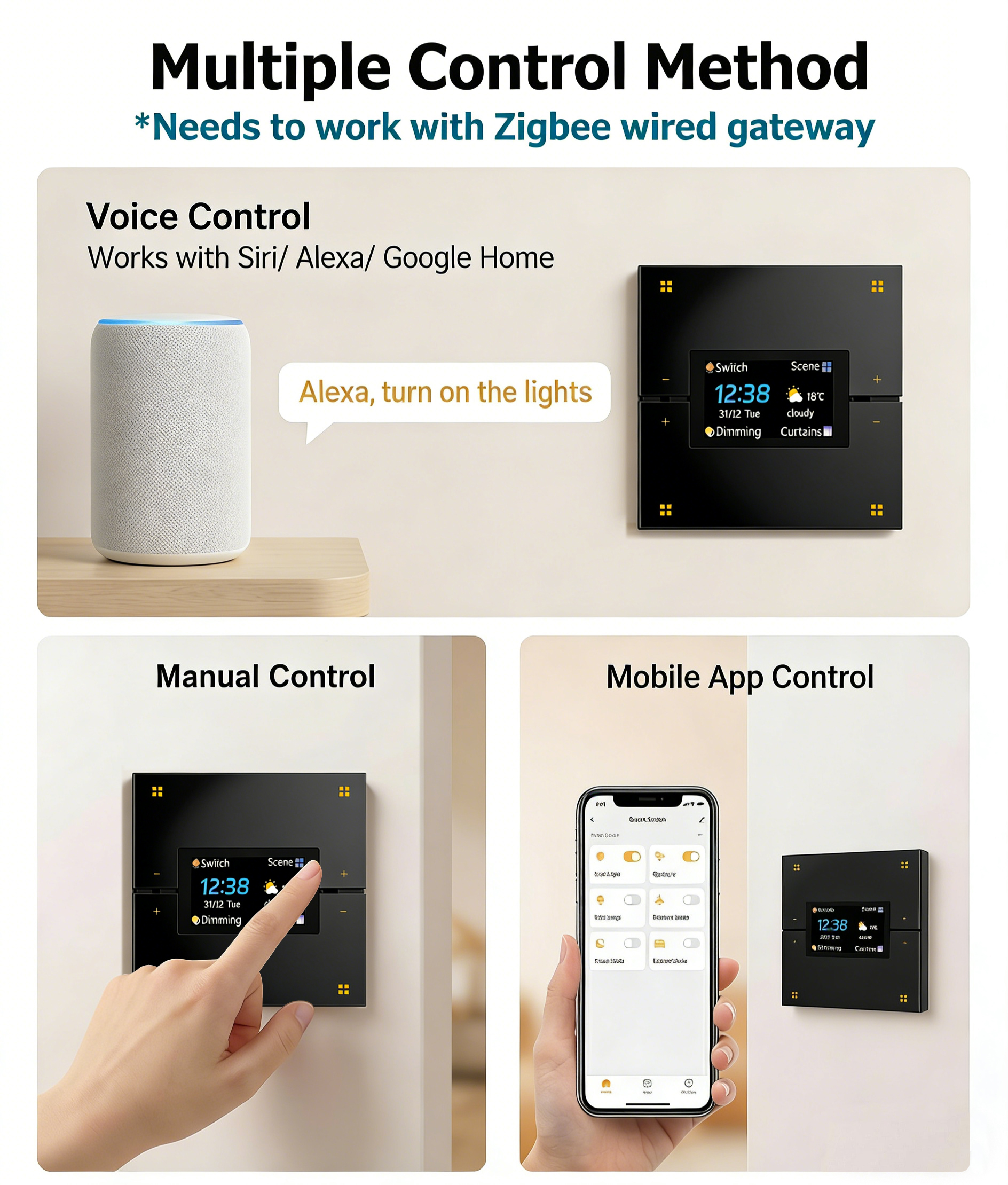 M9 Pro 8-Button UK Tuya Smart  - Smart Home Display avis et prix