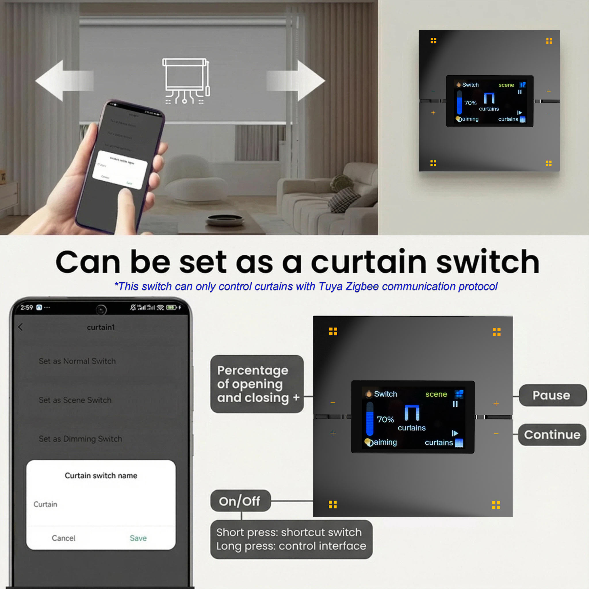 M9 Pro 8-Button UK Tuya Smart  - Smart Home Display avis et prix