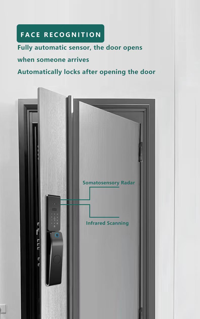 Smart Door Lock Palm Vein 3D F - Smart Home Battery Camera avis et prix