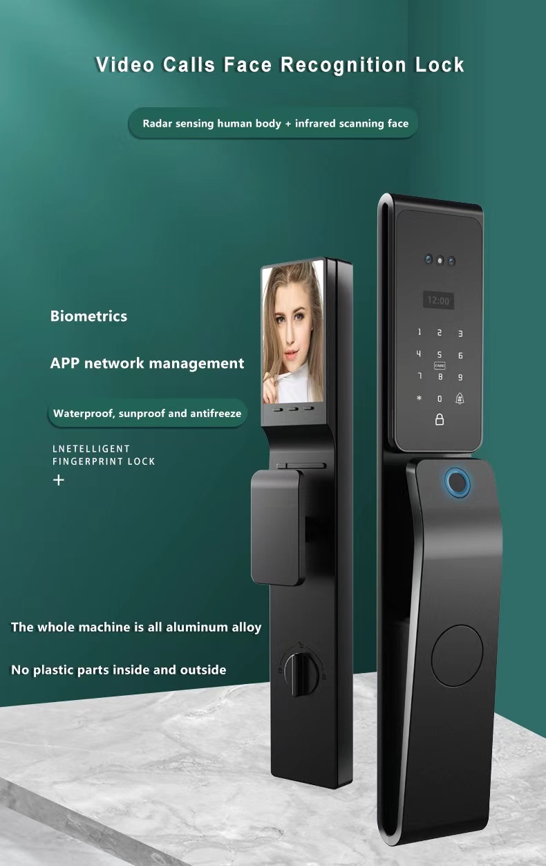 Smart Door Lock Palm Vein 3D F - Smart Home Battery Camera avis et prix
