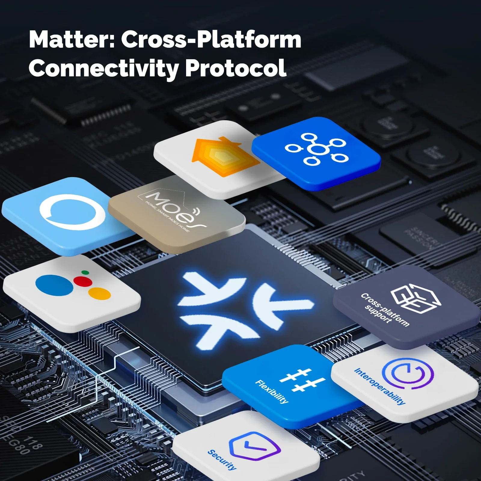 MOES Matter Tuya WiFi Smart Li - Smart Home Europe avis et prix