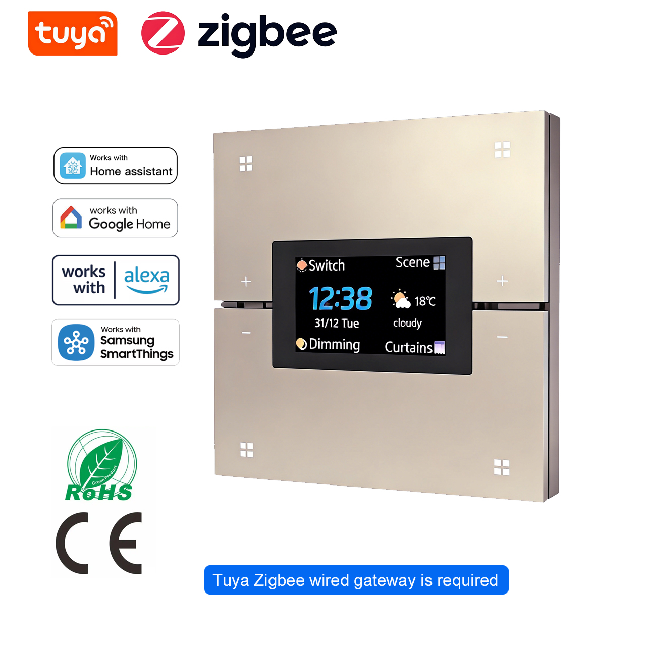 Tuya Smart Wall Switch work Zi - Smart Home Display avis et prix