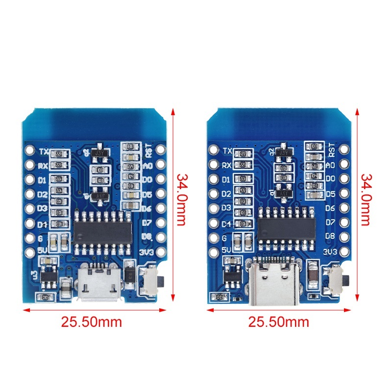 WeMos D1 Mini ESP8266 ESP-12F  - Smart Home Arduino Uno avis et prix