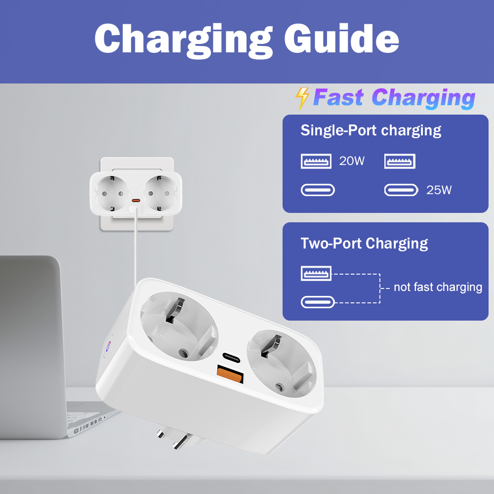 Tuya 16A WiFi Smart EU Plug PD - Smart Home Europe avis et prix