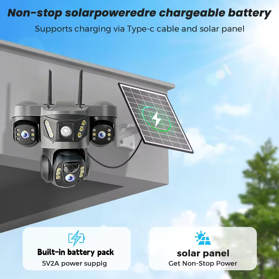 WIFI Security Solar Camera V38 - Smart Home Battery Camera avis et prix
