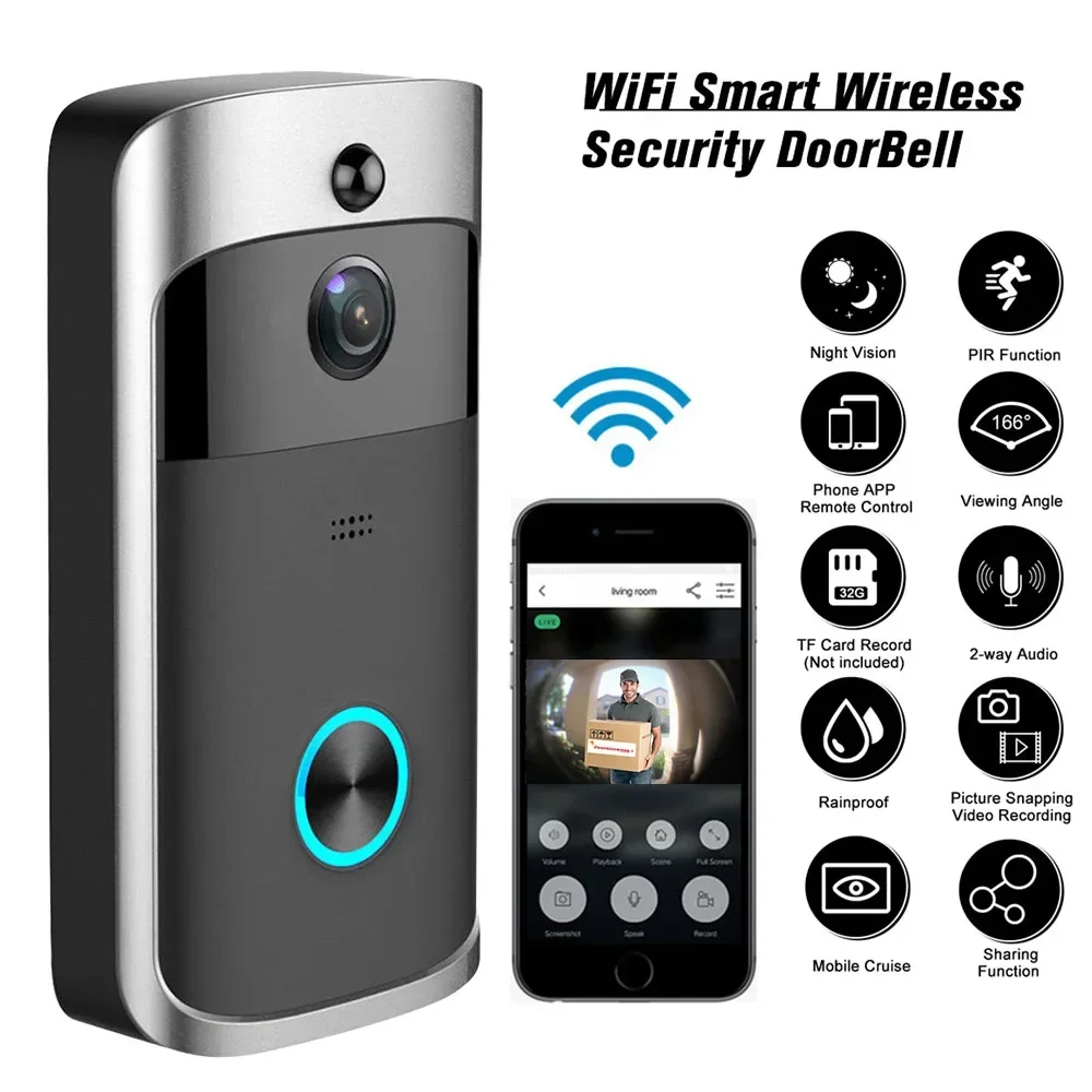 720P HD Smart Home Wireless WI - Smart Home Battery Camera avis et prix