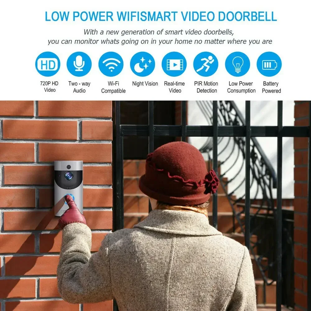 720P HD Smart Home Wireless WI - Smart Home Battery Camera avis et prix