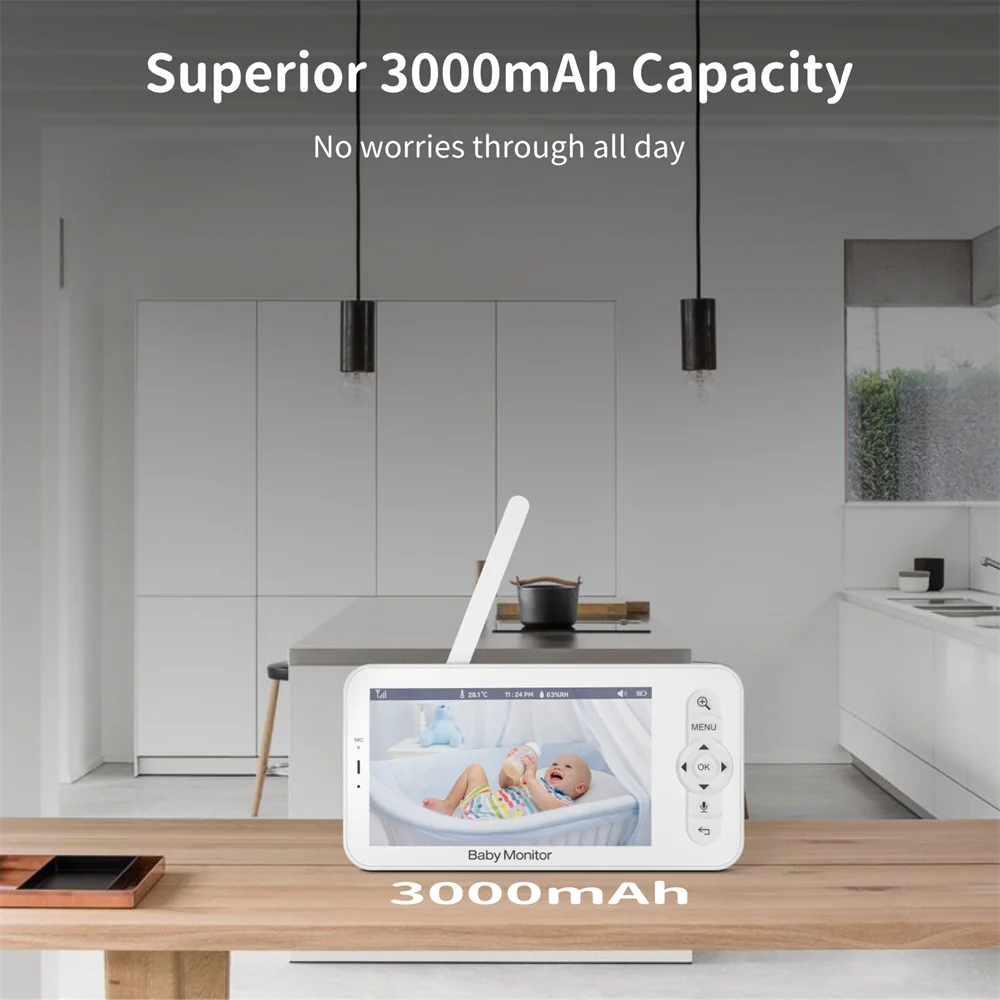Babystar 5 Inch Wifi Baby Moni - Smart Home Battery Camera avis et prix