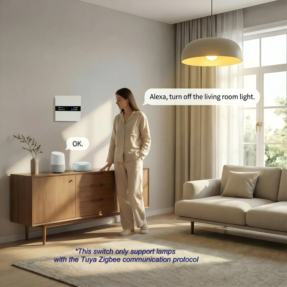 M8 pro Zigbee smart switch pan - Smart Home Display avis et prix