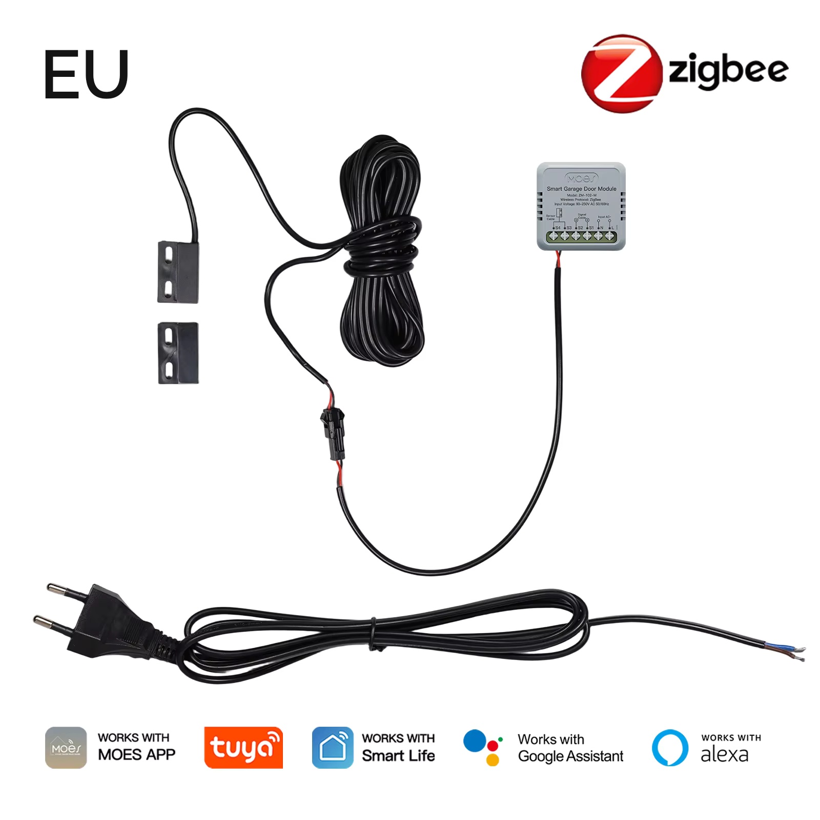 MOES Zigbee Garage Door Contro - Smart Home Moes avis et prix