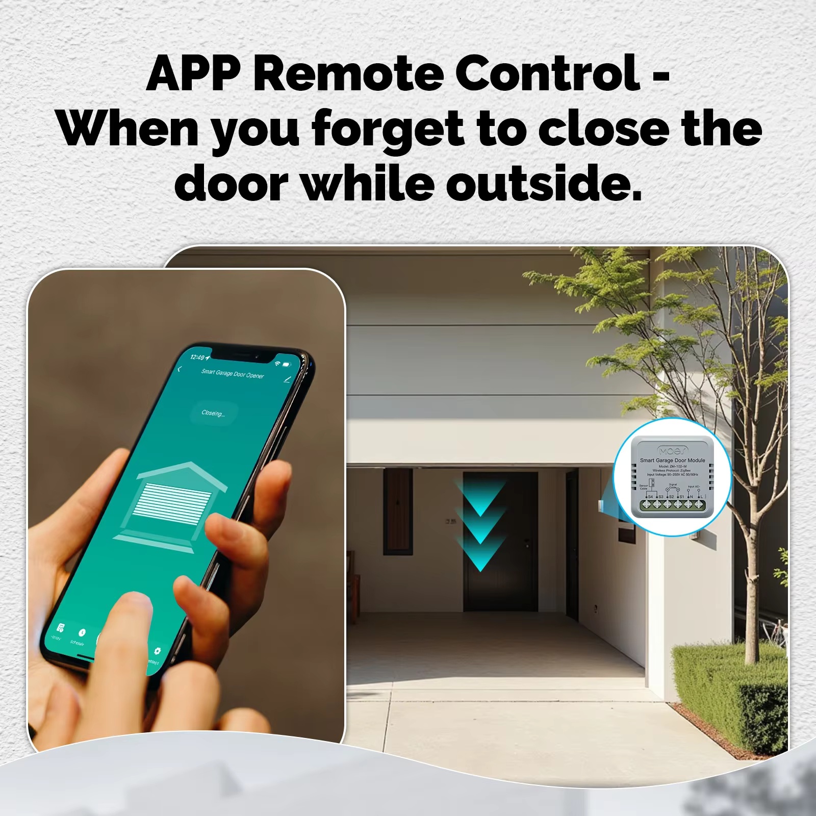 MOES Zigbee Garage Door Contro - Smart Home Moes avis et prix