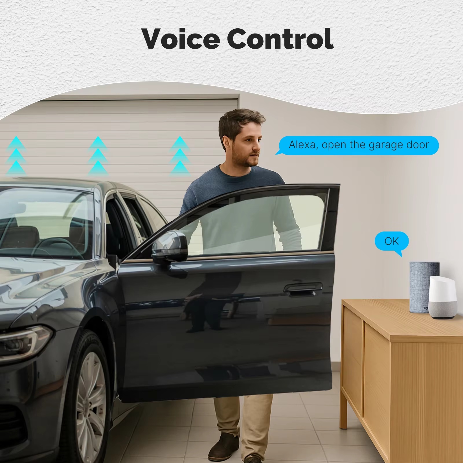 MOES Zigbee Garage Door Contro - Smart Home Moes avis et prix