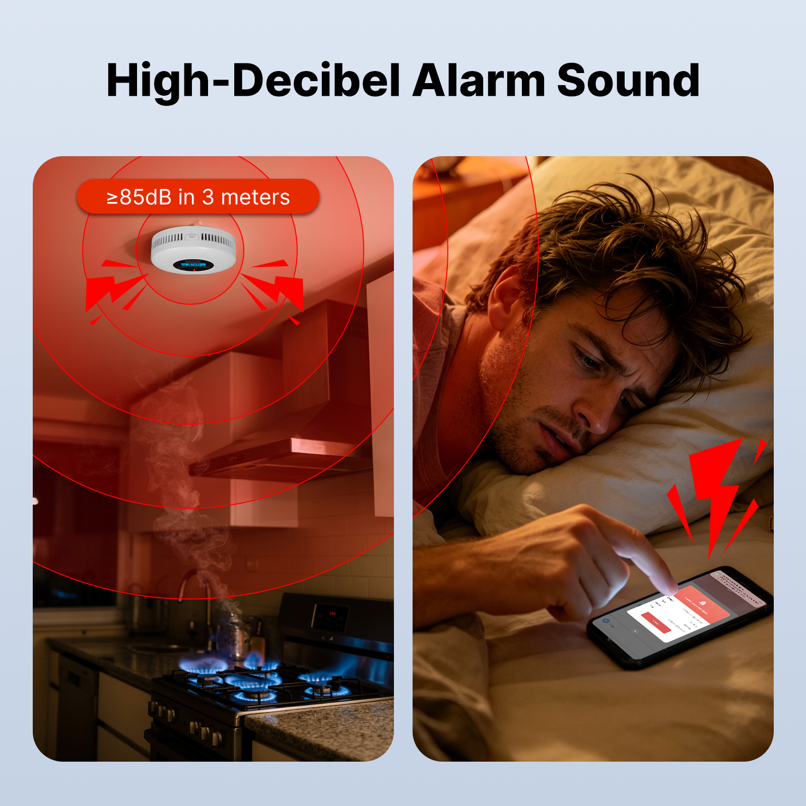 MOES Tuya Zigbee Smart Smoke C - Smart Home Moes avis et prix