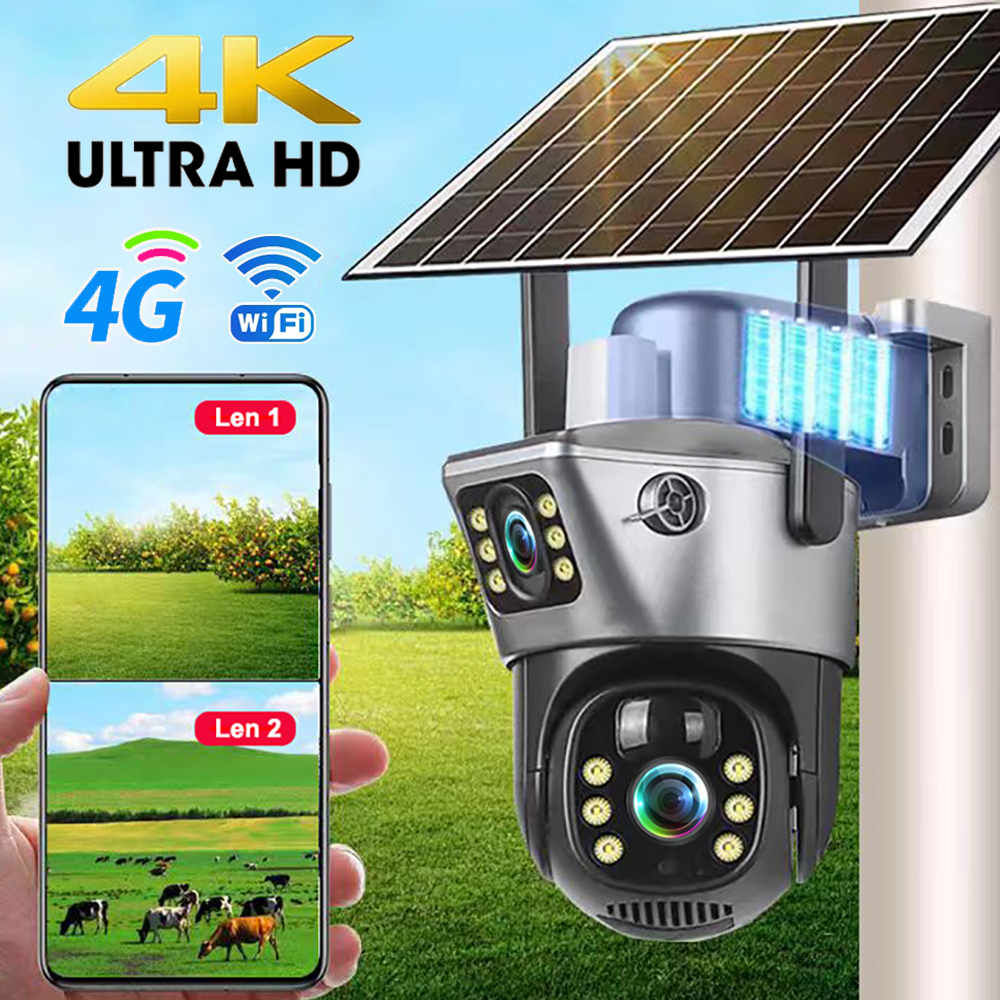 4G / WiFi Solar Camera Dual Le - Smart Home Battery Camera avis et prix