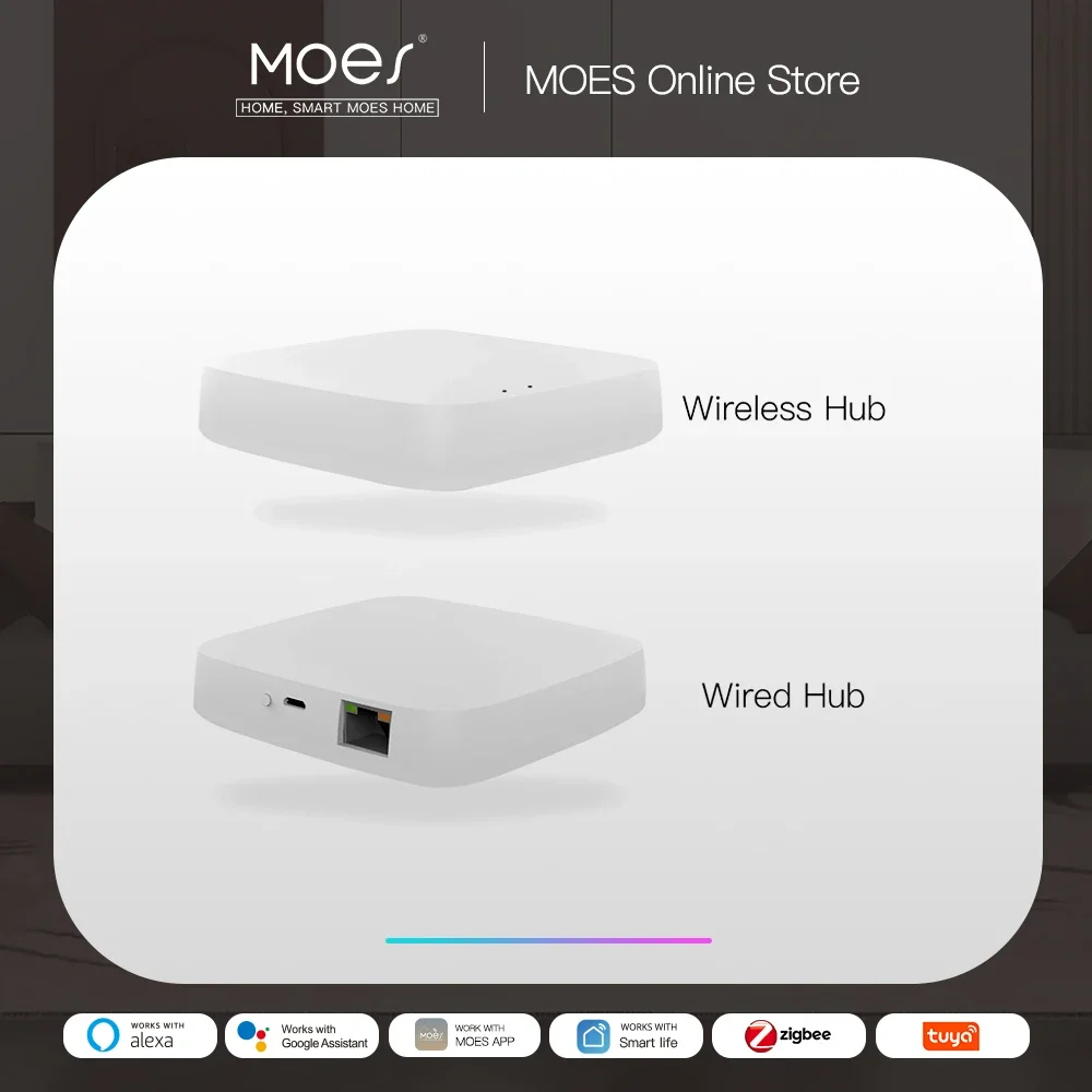 Tuya ZigBee 3.0 Smart Gateway  - Smart Home Moes avis et prix